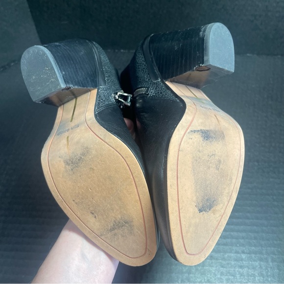 Dolce Vita Black Ankle Boots 5.5M - Picture 6 of 12